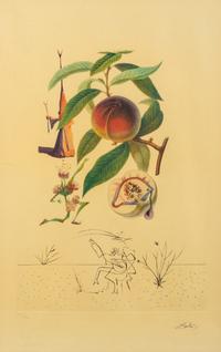 Penitent Peach Tree (Pêcher Pénitent) , from Flordali (Les Fruits)