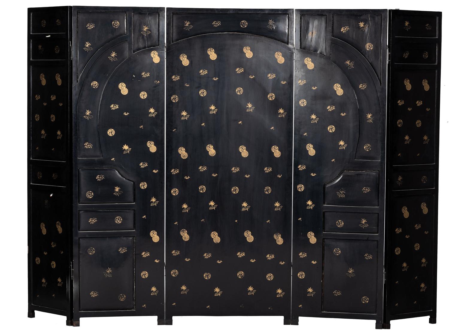 A Coromandal Lacquer Screen