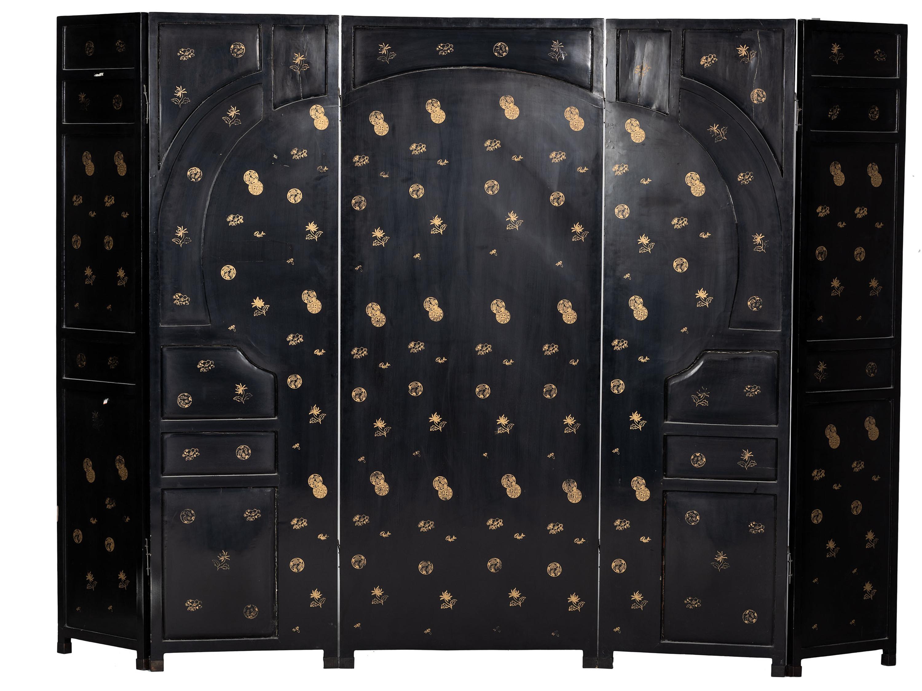 A Coromandal Lacquer Screen
