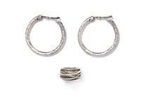 COLLECTION OF STERLING SILVER JEWELRY