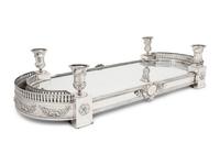 A Continental Silver-Plate Table Plateau