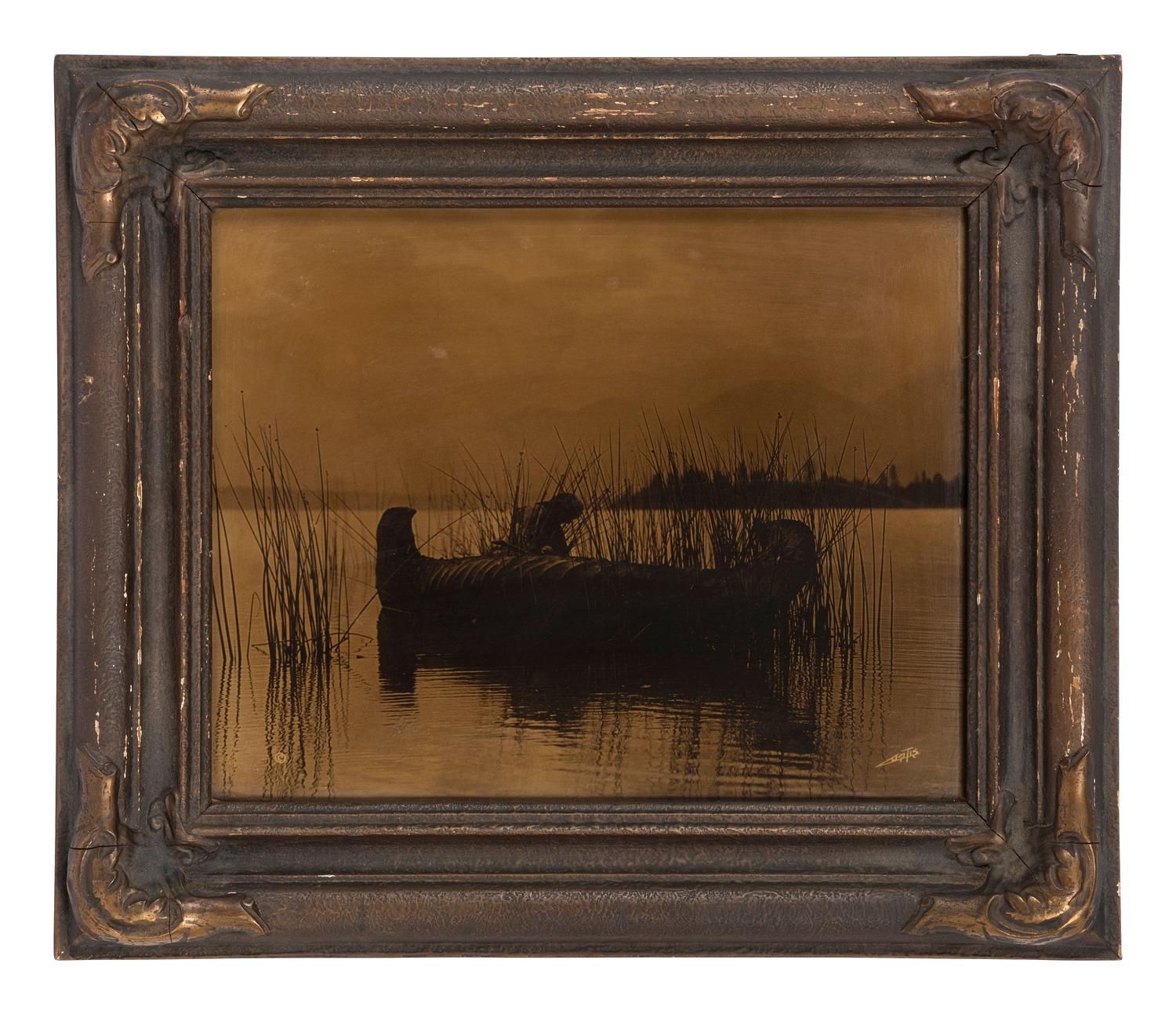 CURTIS, Edward S (1868-1952), photographer. The Rush Gatherer .
