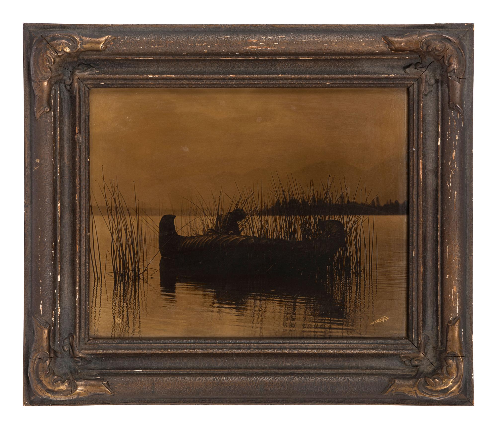 CURTIS, Edward S (1868-1952), photographer. The Rush Gatherer .