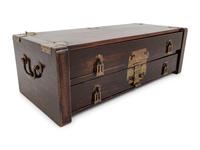 A Chinese Hardwood Rectangular Document Box
