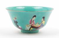 A Famille Rose Porcelain Bowl Diameter 7 inches. — 19TH CENTURY