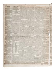 A group of 7 newspapers containing reports of John Brown and Harper's Ferry.