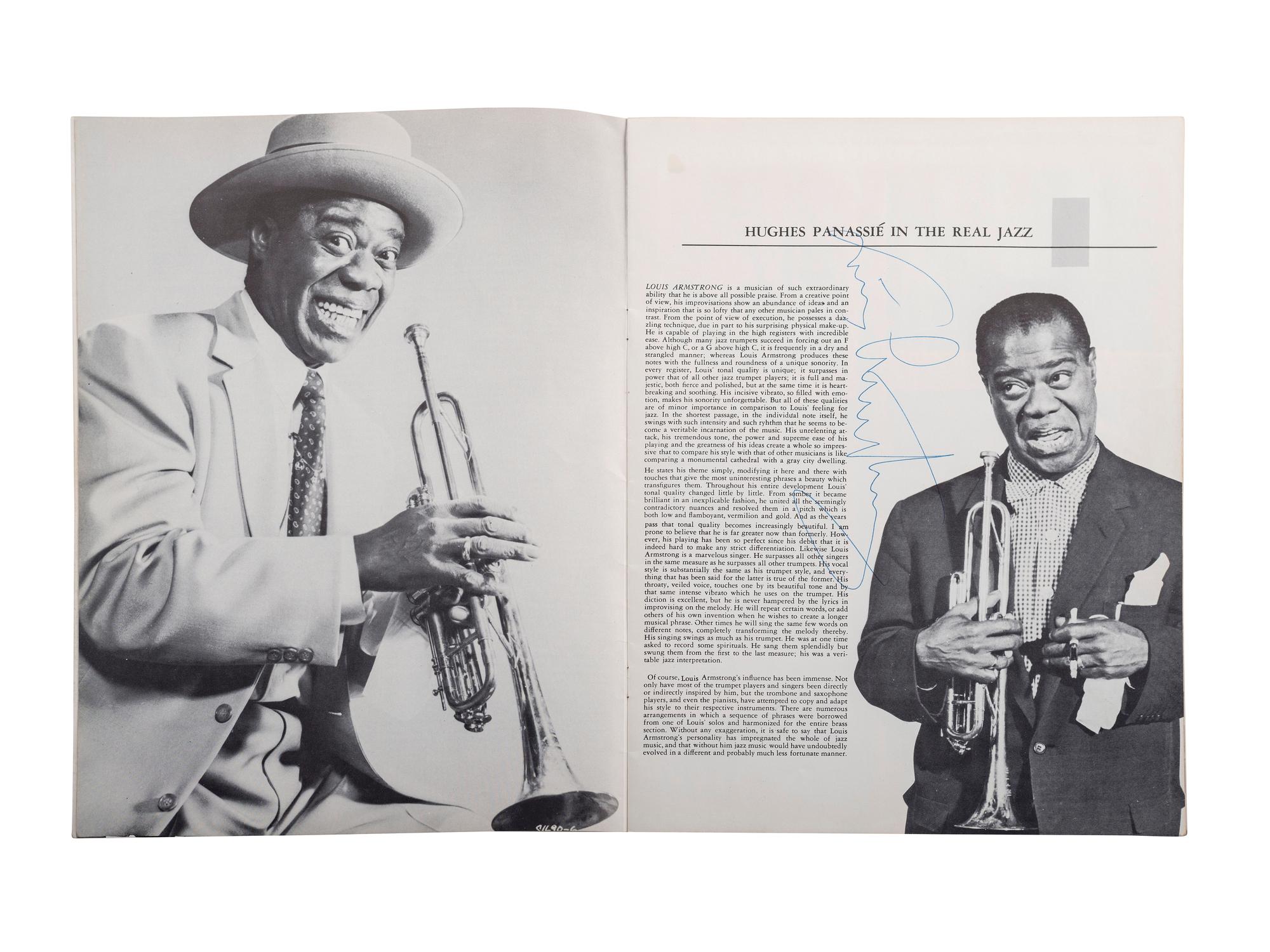 ARMSTRONG, Louis (1901-1971). Louis Armstrong and his Concert Group: Satchmo the Great . Ca 1950s.