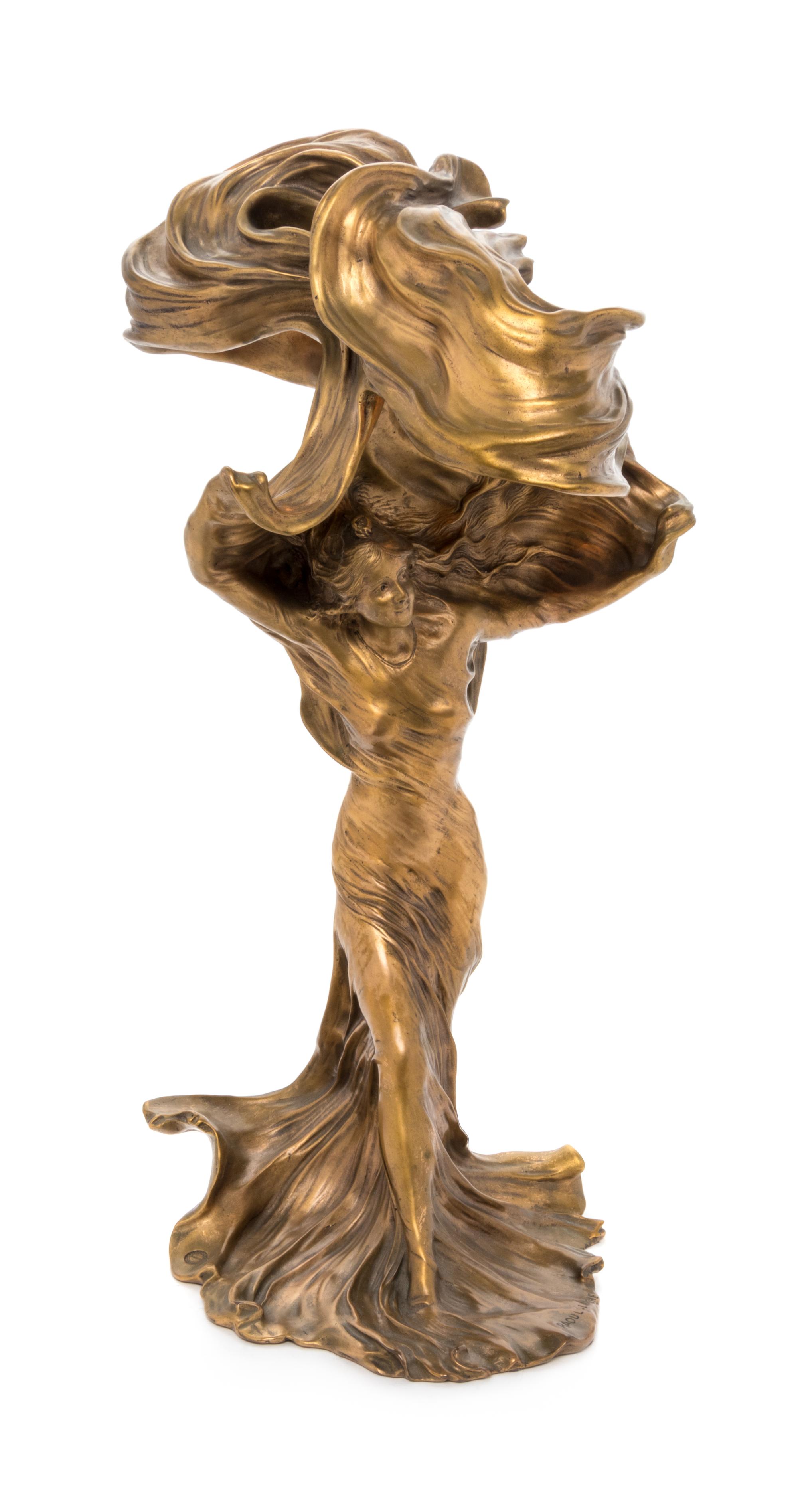 Loie Fuller Table Lamp Siot Decauville Foundry, France