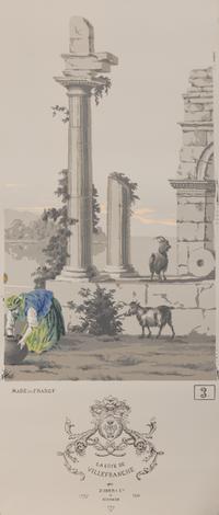 A Complete Set of Fourteen Zuber et Cie. La Cote de Villefranche Wallpaper Panels