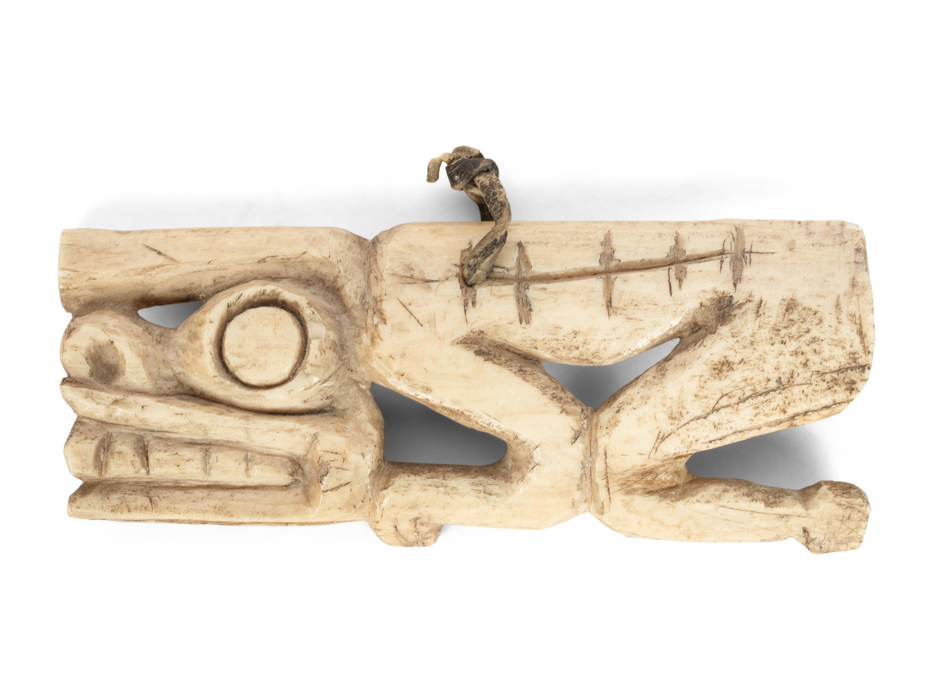Northwest Coast Carved Bone Charm