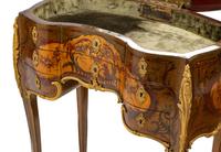 A Louis XV Style Gilt Bronze Mounted Vernis Martin Dressing Table