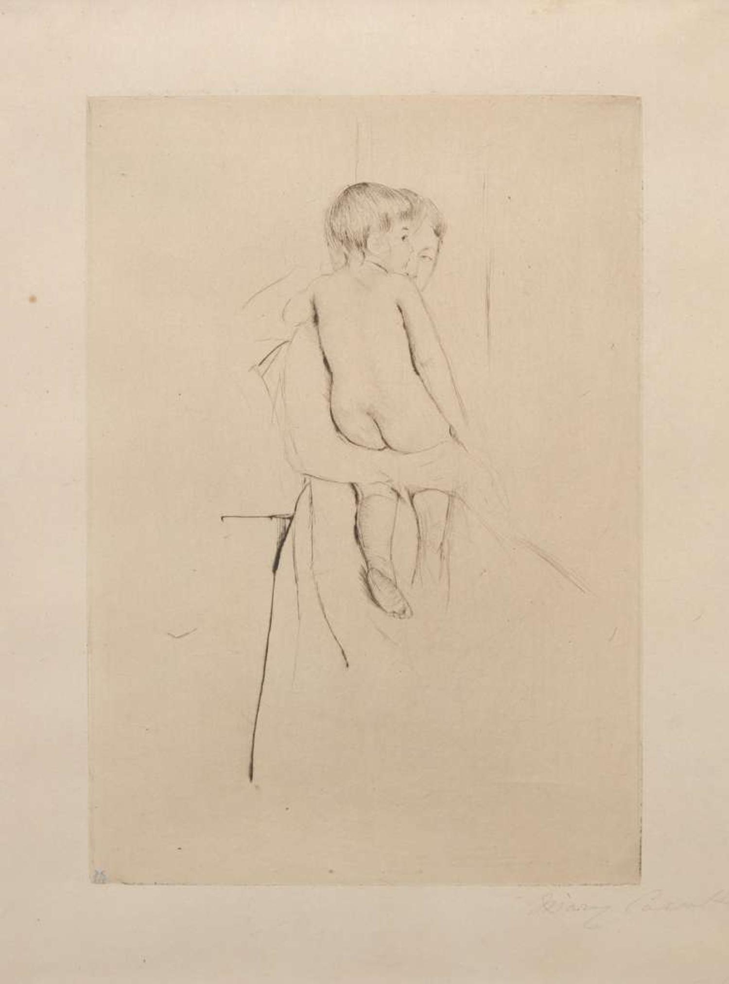 Mary Cassatt (American, 1844-1926) - Baby’s Back