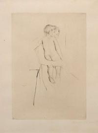 Mary Cassatt (American, 1844-1926) - Baby’s Back
