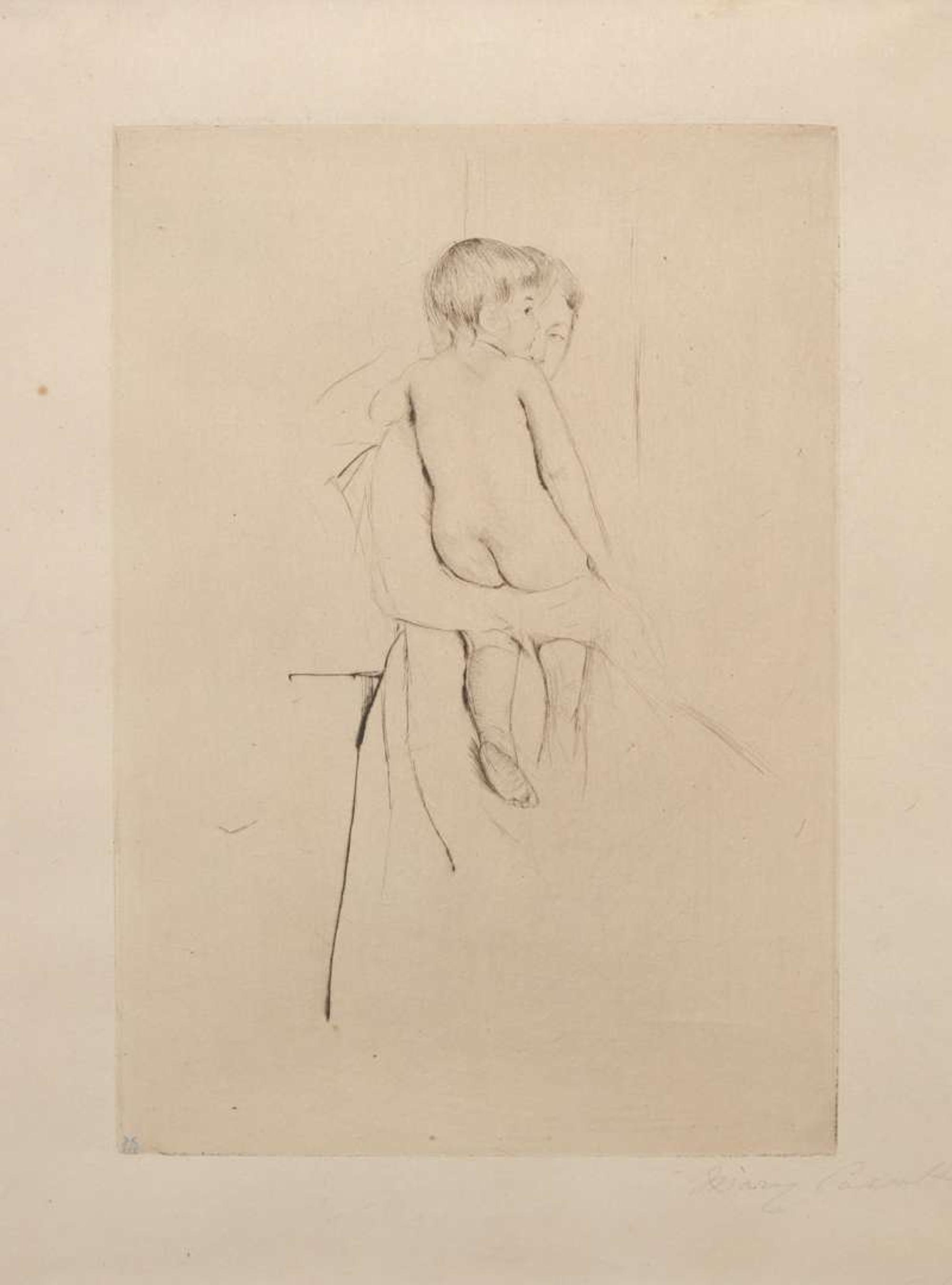 Mary Cassatt (American, 1844-1926) - Baby’s Back