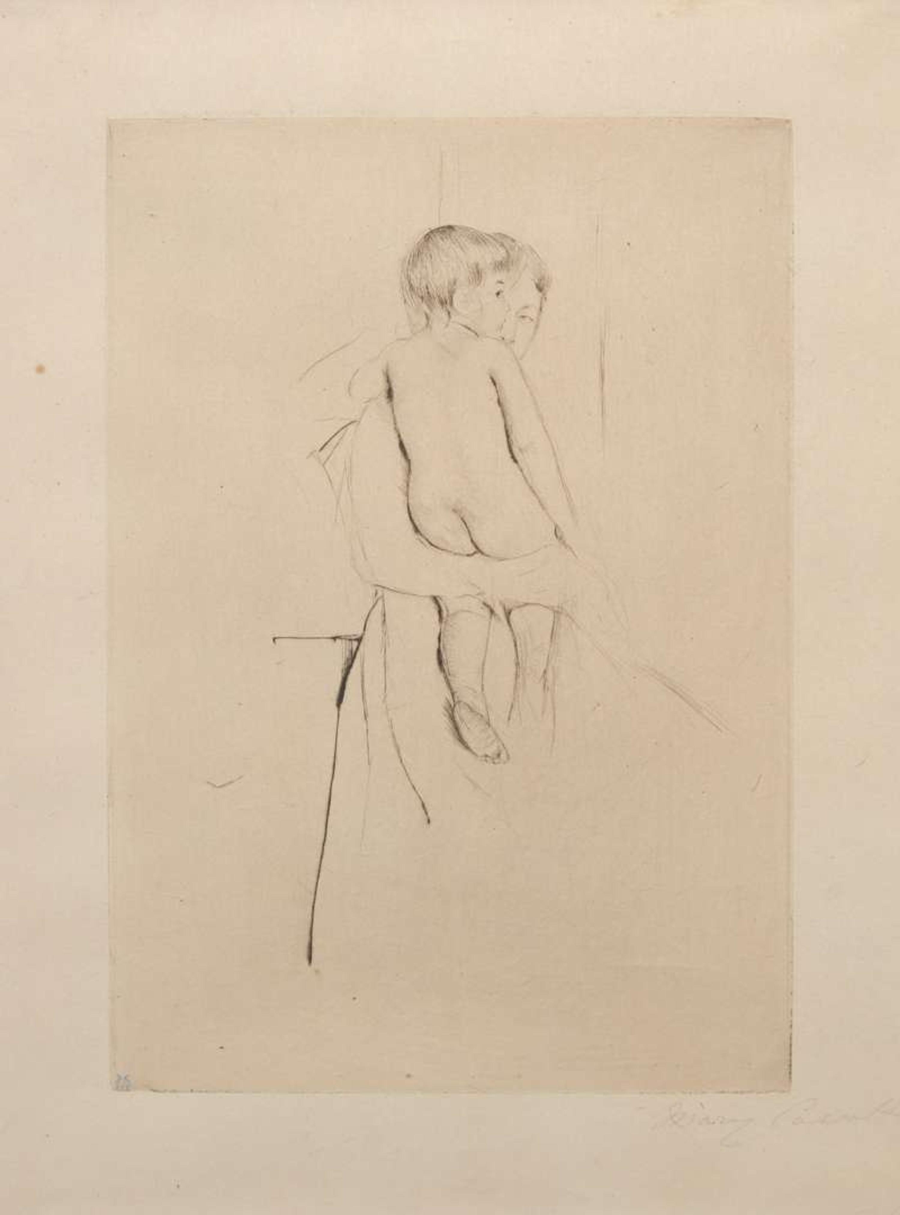 Mary Cassatt (American, 1844-1926) - Baby’s Back