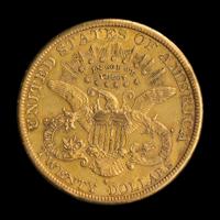 A United States 1889-S Liberty Head $20 Gold Coin