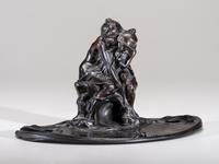 Figural Inkwell, circa 1900