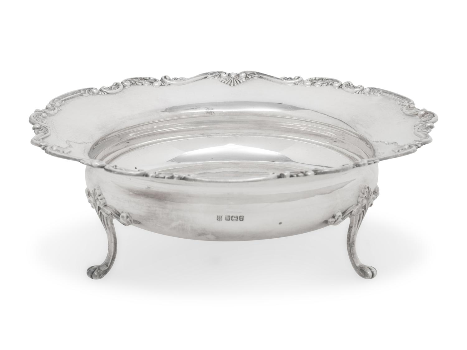 An Edwardian Silver Centerpiece Bowl