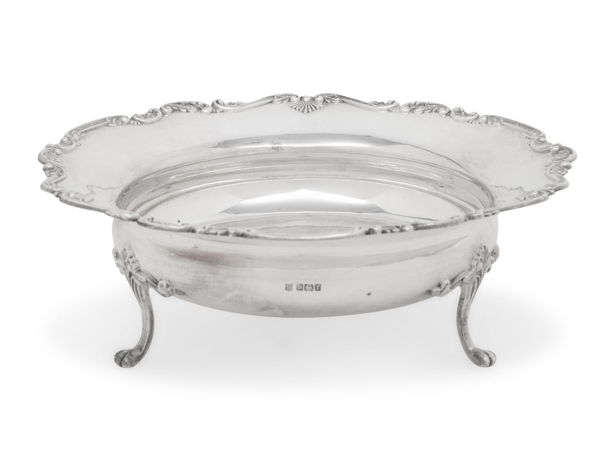 An Edwardian Silver Centerpiece Bowl