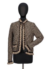 Chanel, Knit Cardigan with Matching Scarf