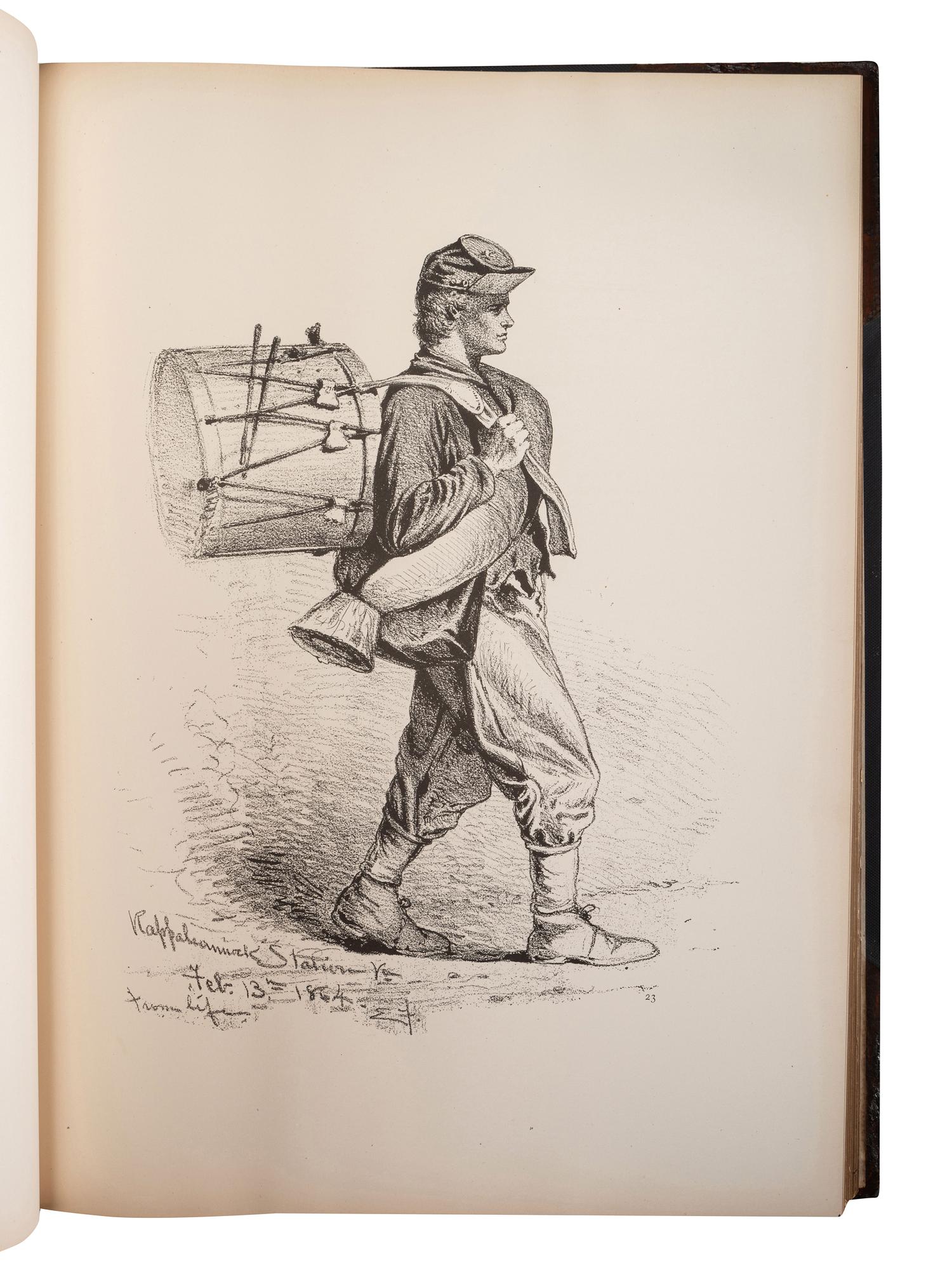 [CIVIL WAR - ART]. A group of E. Forbes, Harper's, and Frank Leslie's pictorial histories of the war, comprising: