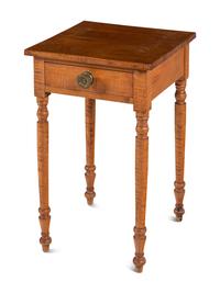 A Continental Maple End Table