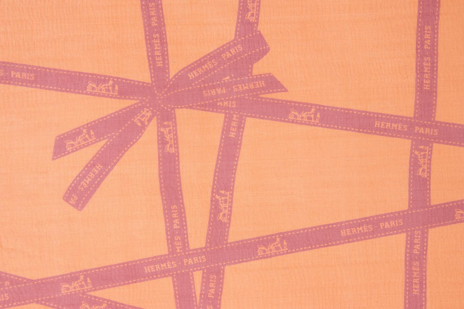 Four Hermès 140cm Silk Chiffon Scarves
