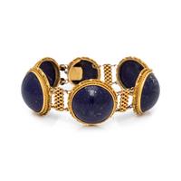 YELLOW GOLD AND LAPIS LAZULI BRACELET