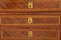 A Louis XV Kingwood and Tulipwood Parquetry Table en Chiffonier