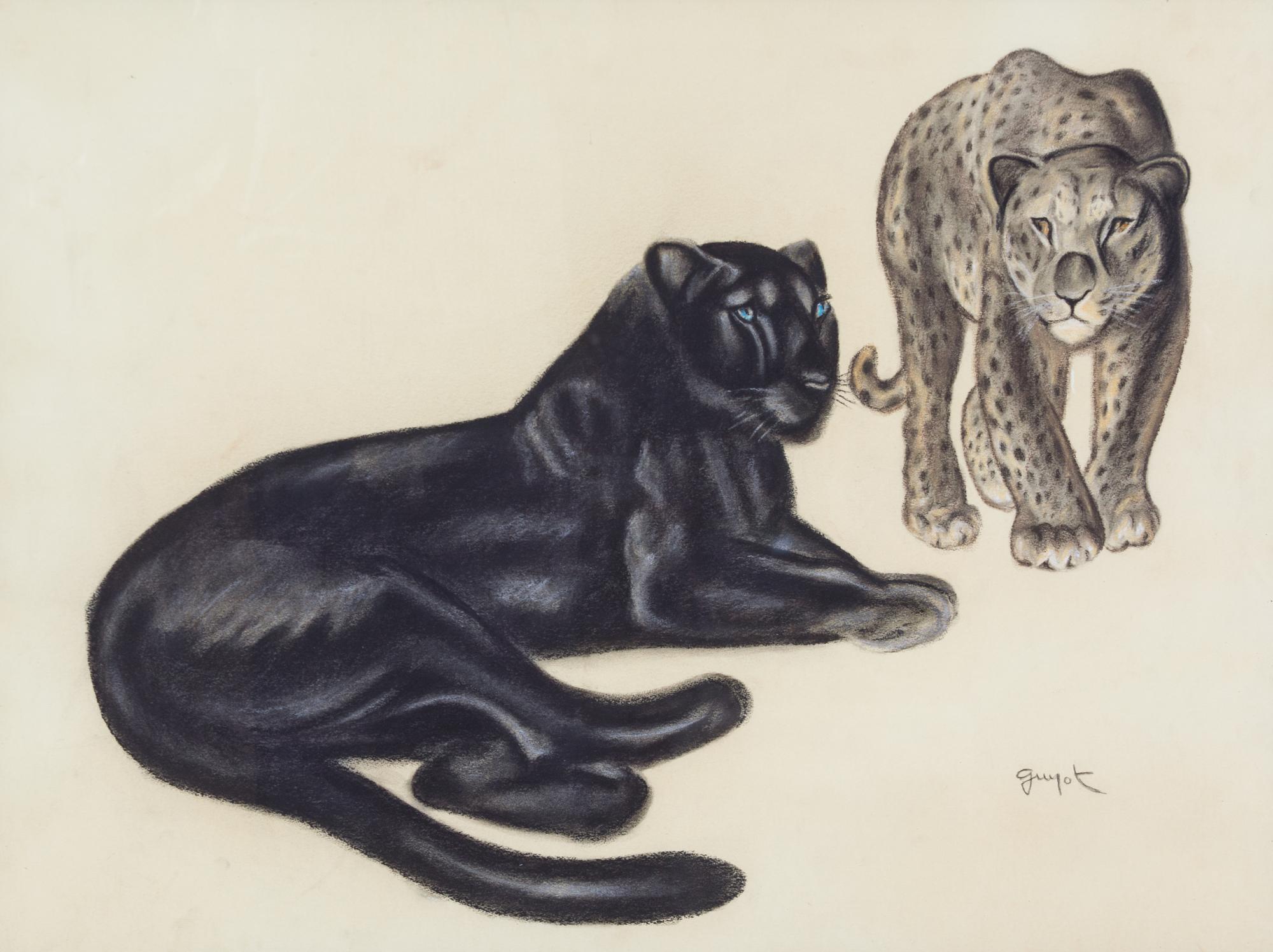Georges Guyot, (French, 1885-1973), Panther/Leopard
