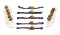 A Group of Fifteen Chinese Gilt Buttons QING DYNASTY Diameter approximately 1/2 inch. — QING DYNASTY