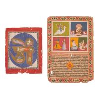 Two Indian Devotional Paintings — 印度細密畫兩幅