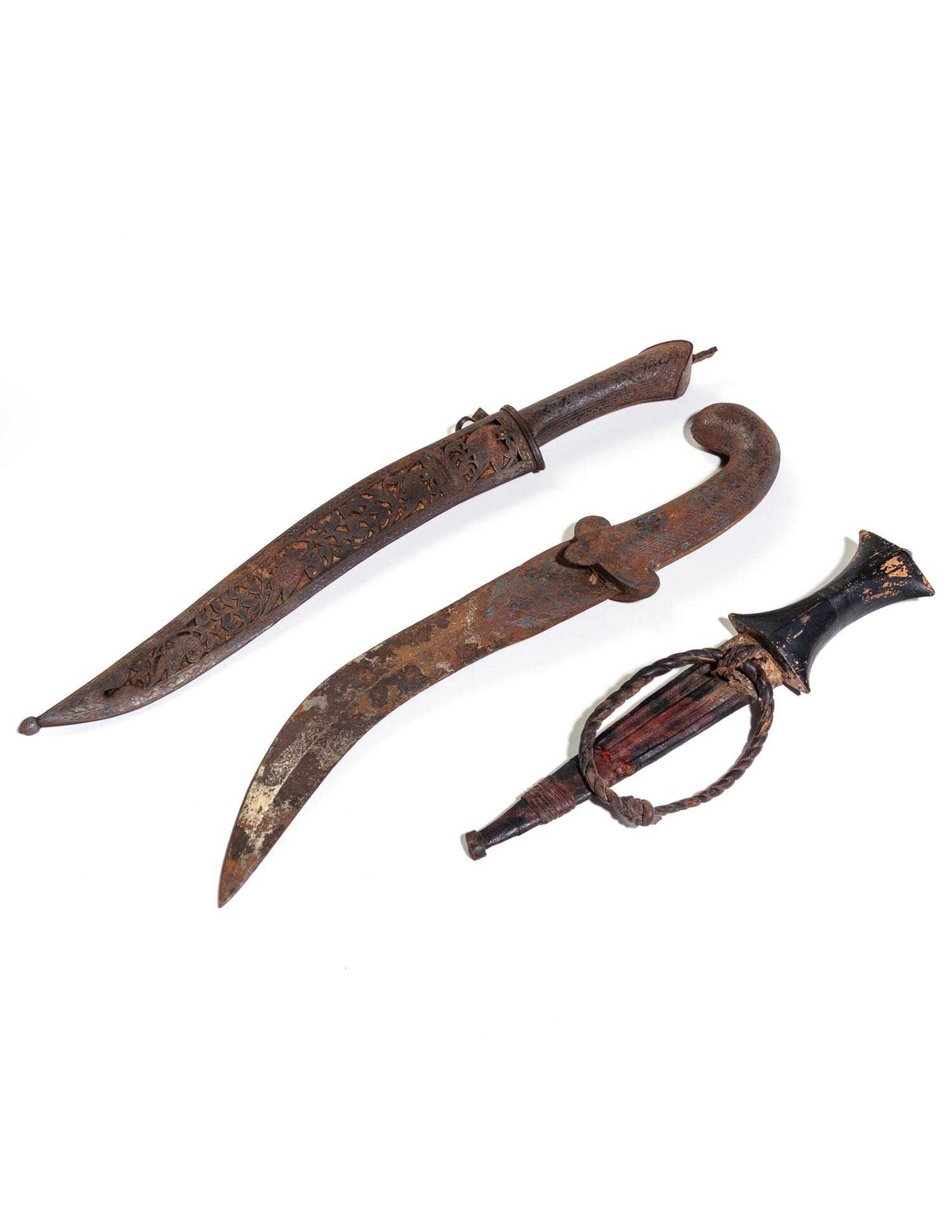 A Group of Daggers and Sheaths
