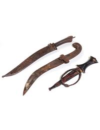 A Group of Daggers and Sheaths