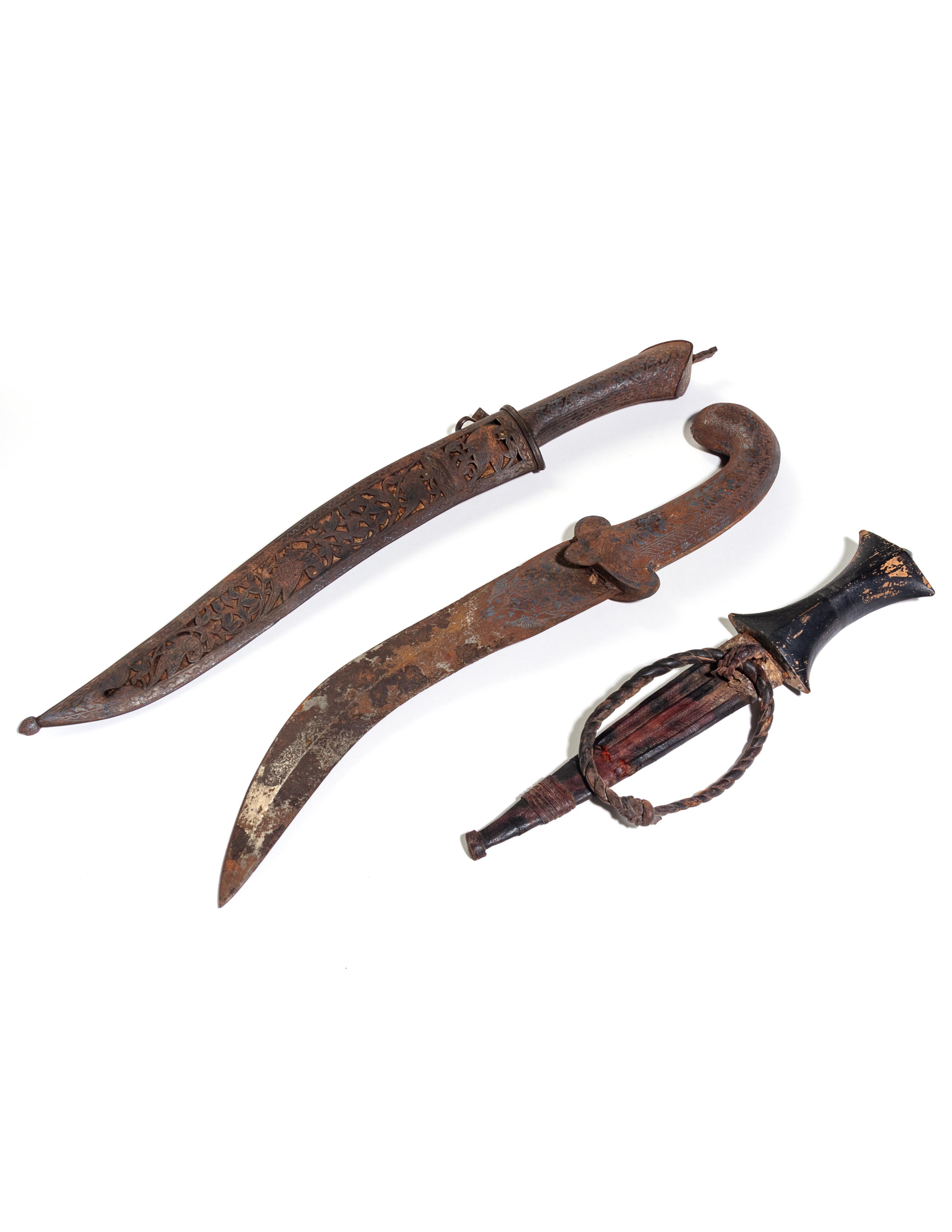 A Group of Daggers and Sheaths