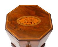 A George III Mahogany and Marquetry Cellarette
