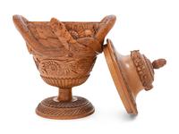 A Treen Ware Covered Urn