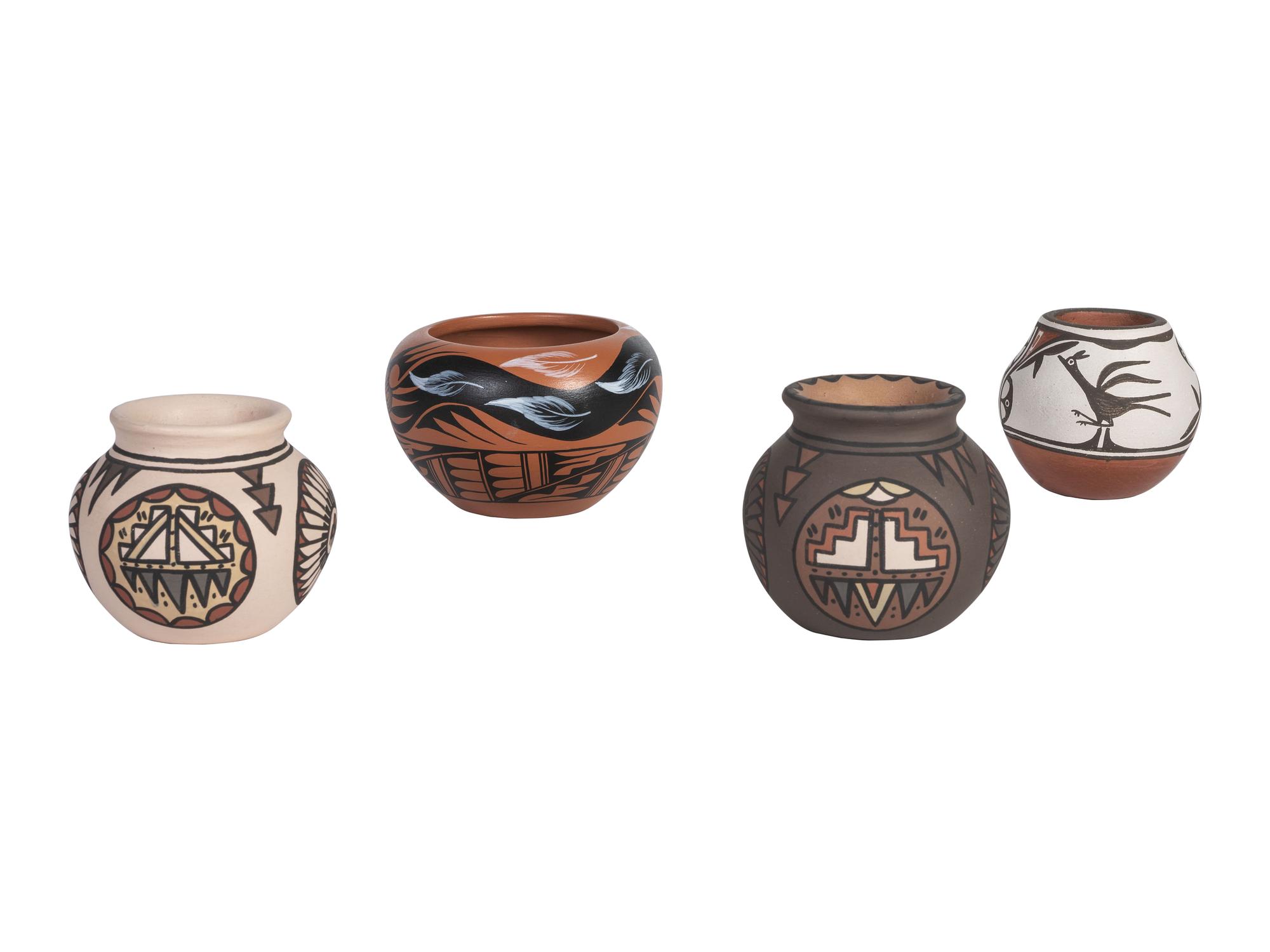 Collection of Santa Clara, Zia, and Jemez Pottery