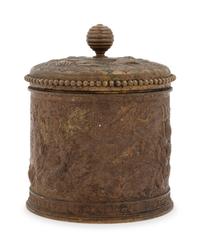 A Tiffany & Co. Bronze Lidded Box
