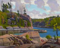 Fred Haines, (Canadian, 1879-1960), Entrance to Ox Lake