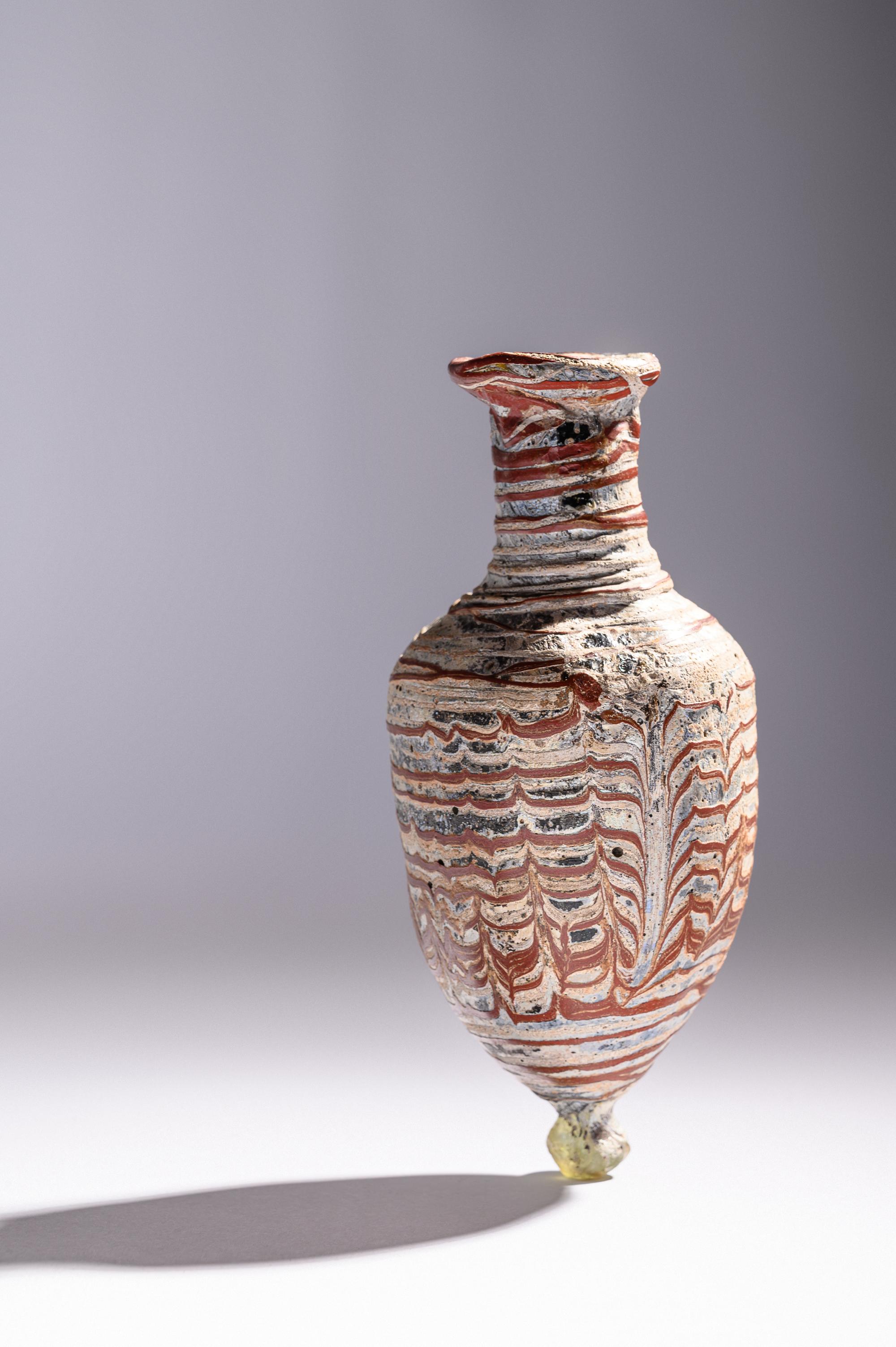 A Greek Core-Formed Glass Amphoriskos