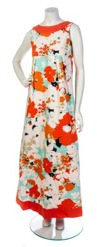 A Pierre Cardin Multicolor Floral Jacquard Pant Ensemble,