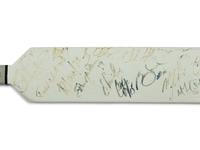 A Group of Chris Chelios Charity Golf Outing Multi Signed Autograph Hockey Sticks