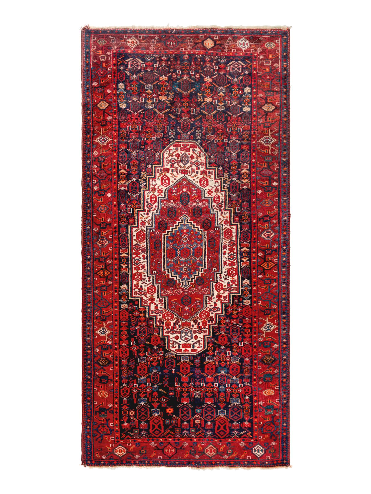 A Hamadan Wool Rug