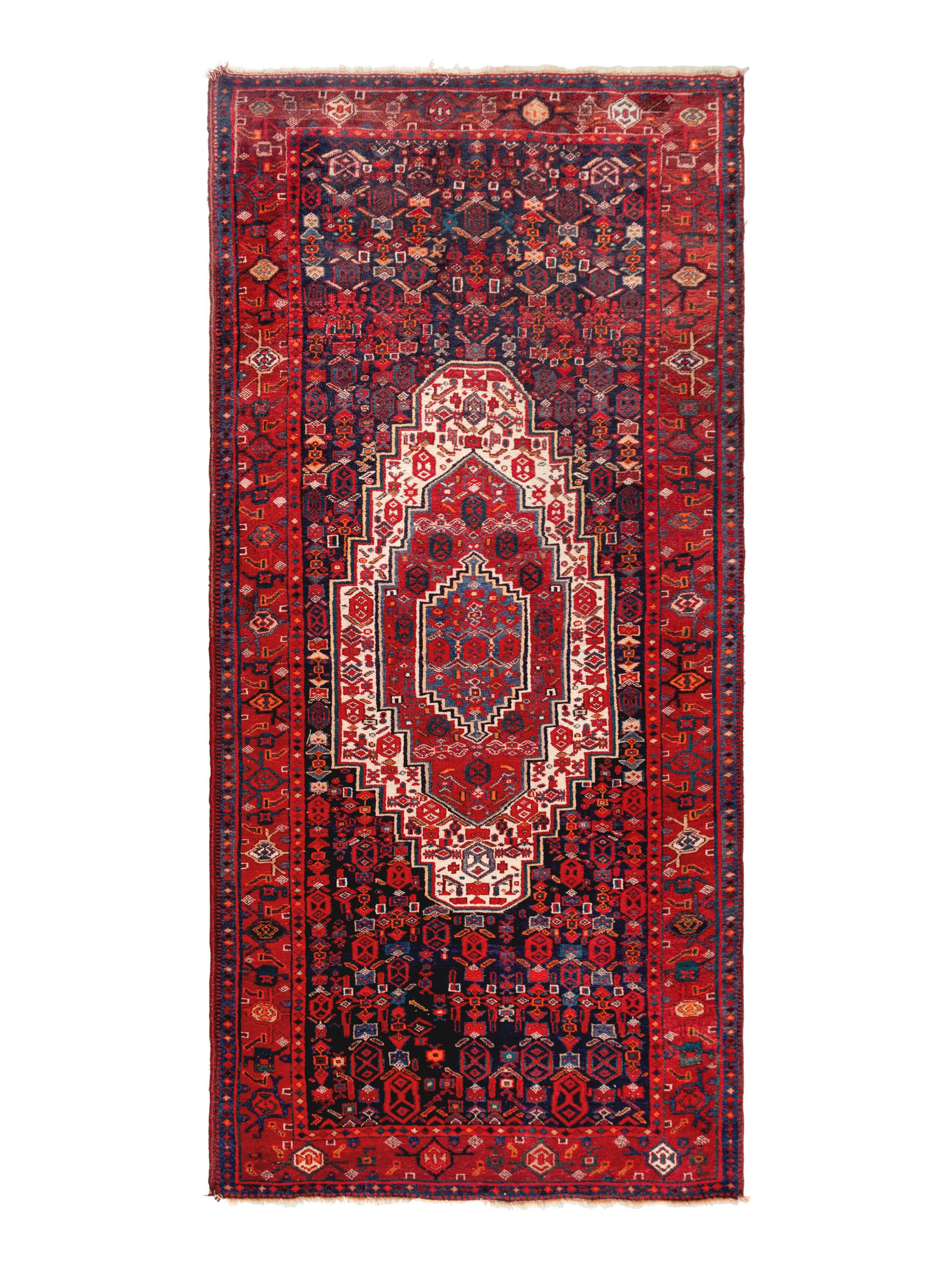 A Hamadan Wool Rug