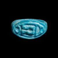 An Egyptian Faience Ring