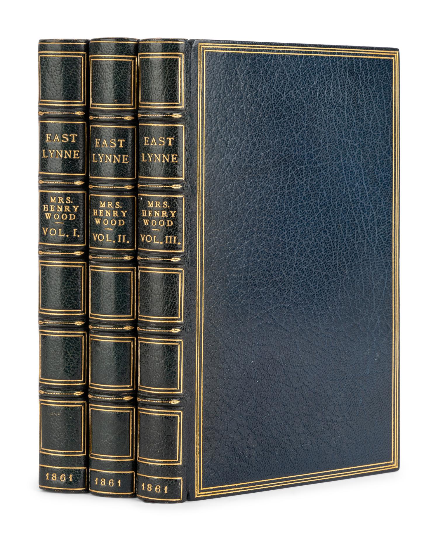 WOOD, Ellen (“Mrs. Henry Wood”) (1814-1887). East Lynne . London: Richard Bentley, 1861.