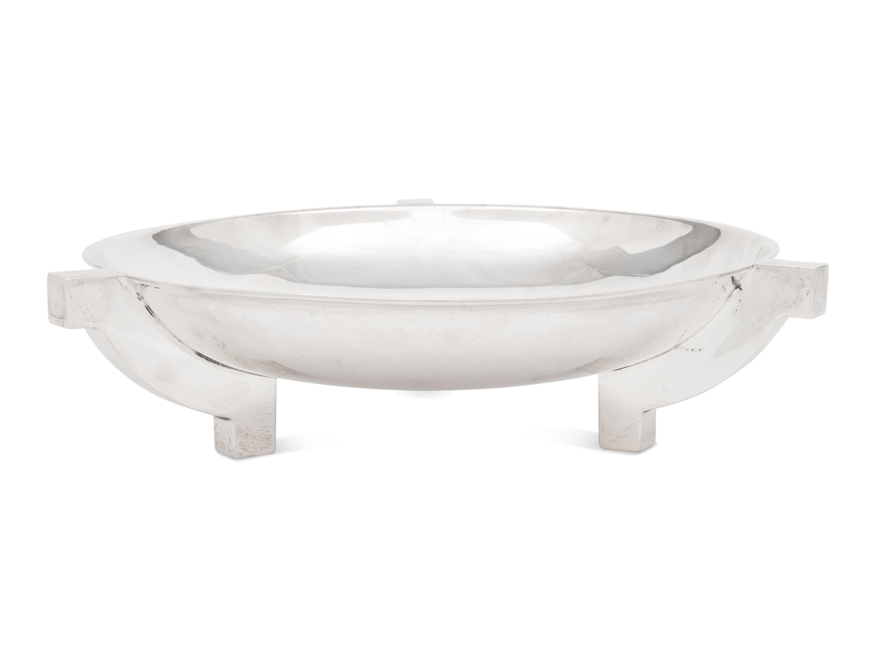 An English Silver Fruit Bowl