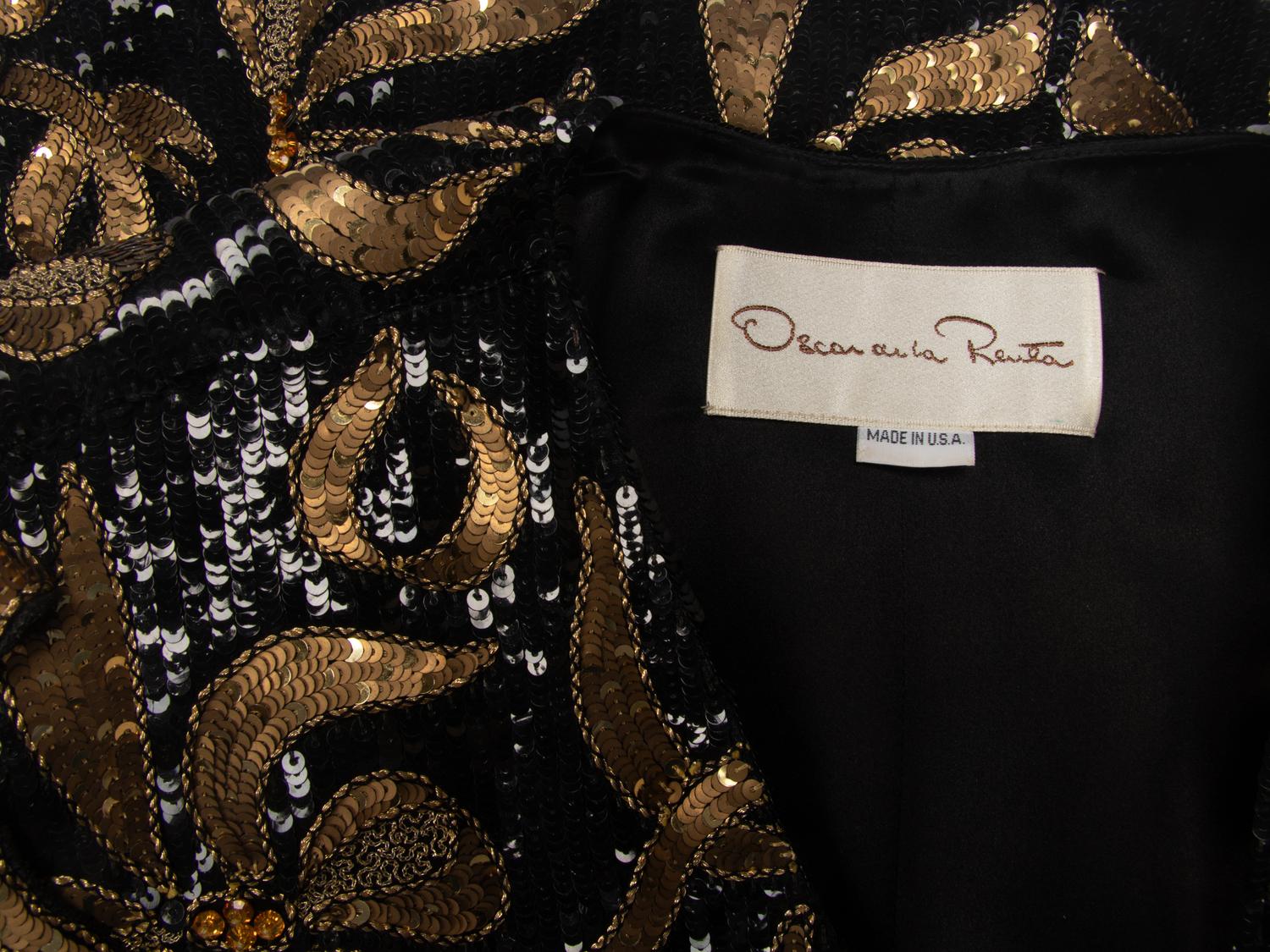 Oscar de la Renta Sequined Jacket