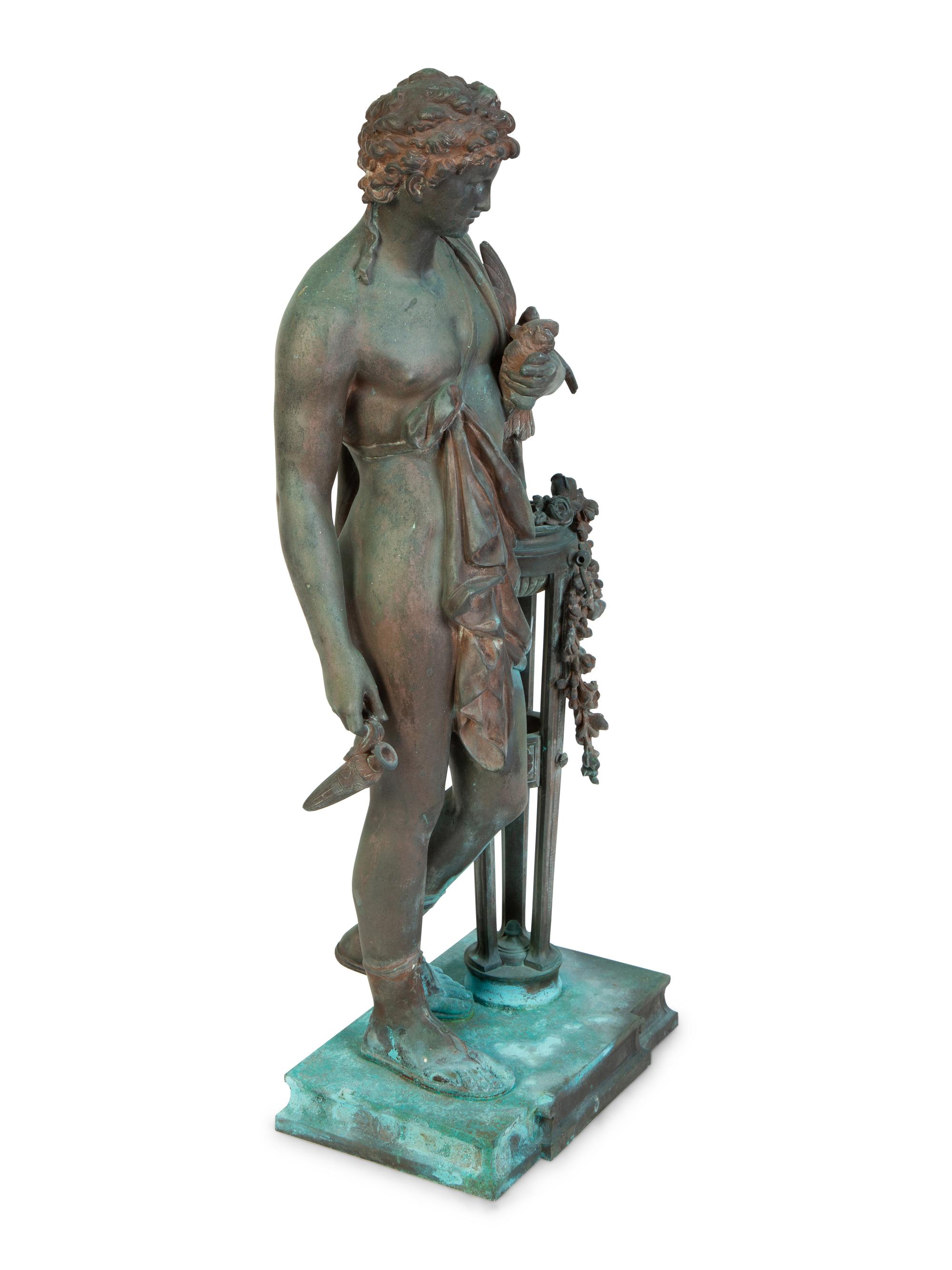 A Grand Tour Bronze Sculpture of Apollo — 19TH CENTURY